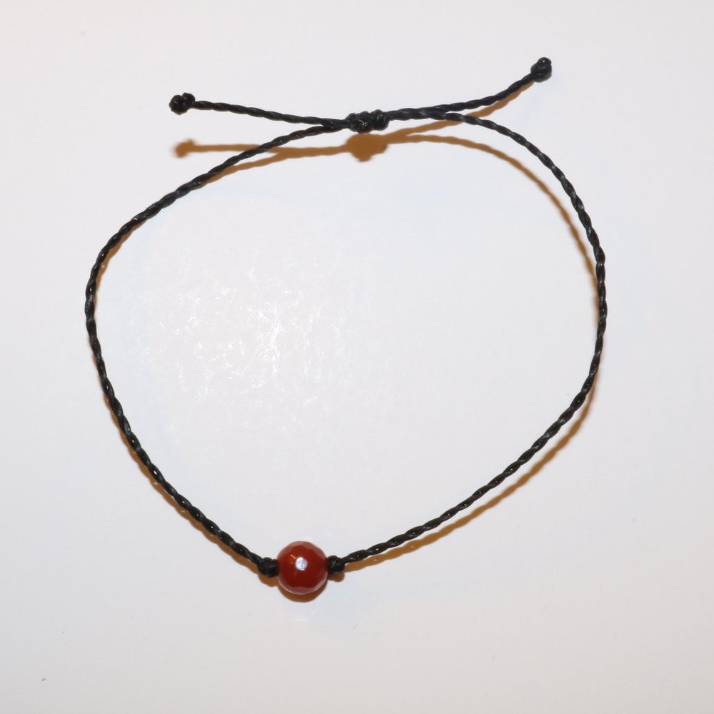Carnelian Intention Bracelet - Black